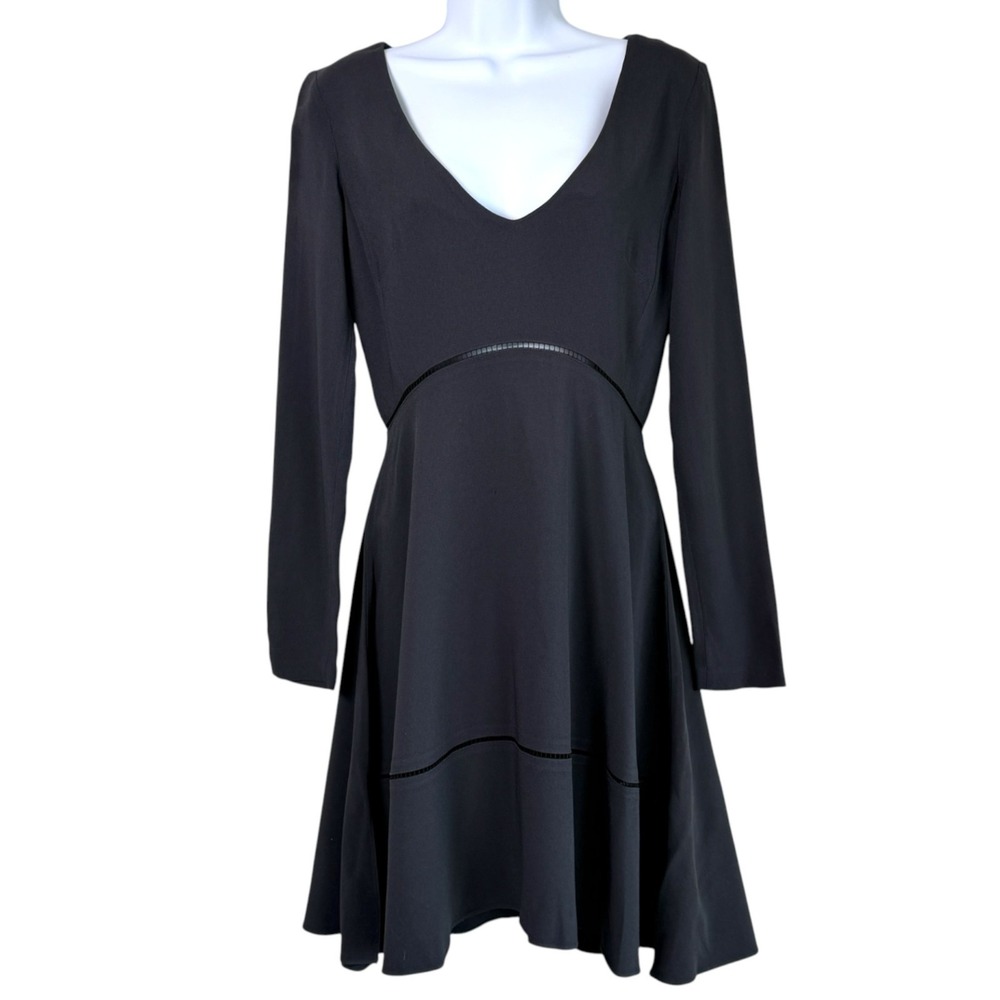 Maiyet Ladder Stitch Cutout Cocktail Dress‎ Size EU 36 US 6 Coquette LBD Date